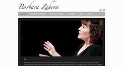 Desktop Screenshot of barbarazahora.com